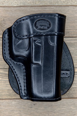PADDLE HOLSTER FOR CZ 75C.OWBLEATHER PADDLE WITH ADJUSTABLE CANT.